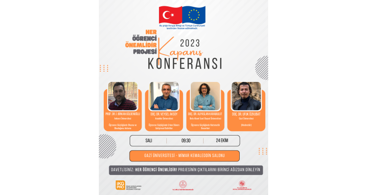 “Her öğrenci önemlidir!” projemizin kapanış toplantısını gerçekleştirdik