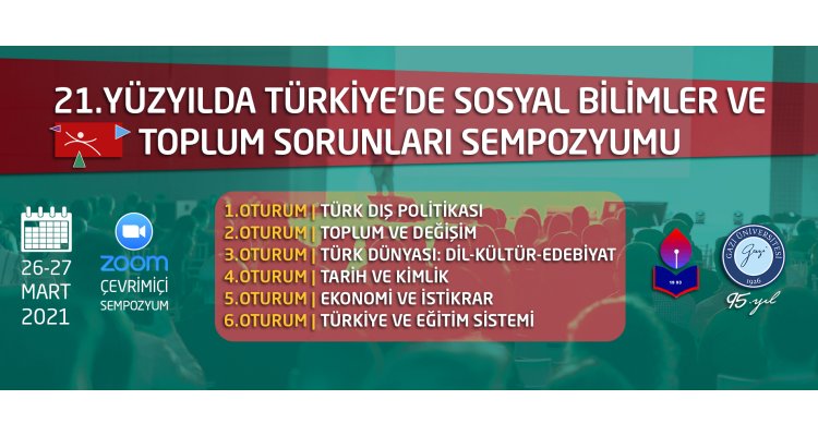 21. Yüzyılda Türkiye’de Sosyal Bilimler ve Toplum Sorunları Sempozyumu